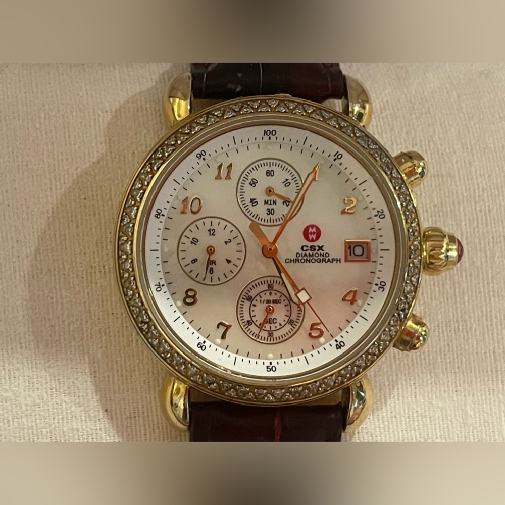 Michele CSX Diamond Watch working!